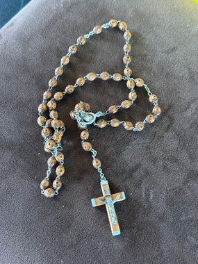 beautiful brown rosary